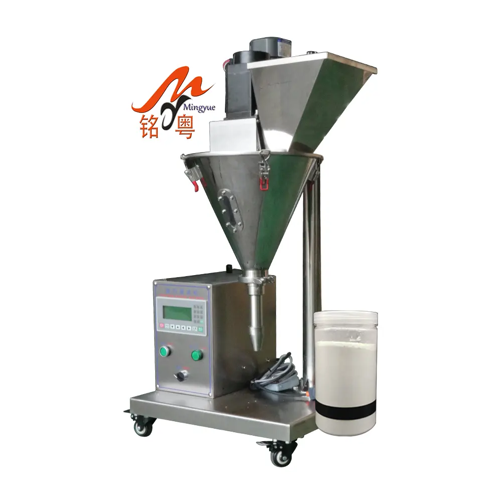 Distributeur de poudre semi-automatique à vis en spirale, petite machine de remplissage manuelle pour poivre, épices, café en poudre, vente en gros
