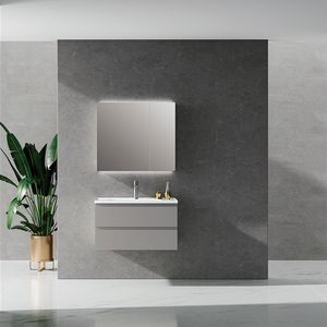SANIPRO <strong>Cheap</strong> Price Hanging Washroom <strong>Vanity</strong> Modern LED Illuminated Mirror Bathroom <strong>Vanities</strong> Cabinet Set - Product Image 3