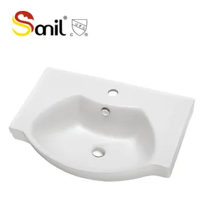 Chine Lavabo à main vanité lavabo articles sanitaires blanc céramique salle de bain armoire bassin