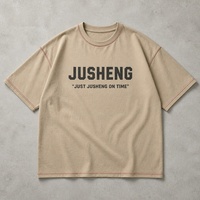 T-shirt streetwear pour homme 100% coton, surpiqûres contrastées, couture inversée personnalisée