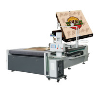 Mesa de corte CNC digital, plotter de corte oscilante de cama plana CNC, máquina de troquelado digital CNC de cama plana vibratoria