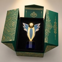 Nouvelle conception de médaille sportive, trophée en métal plaqué or personnalisé avec moulage sous pression pour compétition de championnat