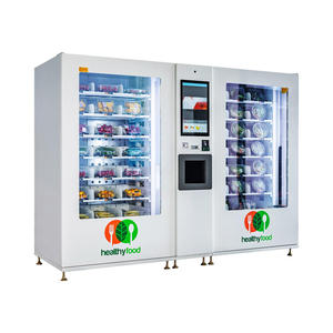 Dual-door Refrigerated Egg <strong>Vending</strong> <strong>Machine</strong> with Hen Wallpaper, Custom <strong>Fresh</strong> <strong>Vending</strong> <strong>Machine</strong> for Pasture <strong>Farm</strong> Egg Retail - Product Image 4