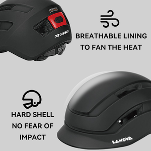 LANOVA city commute Casque de vélo Vente en gros Sortie d'usine Respirant Résistance aux chocs Casque de vélo - Product Image 3