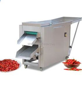 Hot Sales Dry Chili Seeds Skin Separating Machine / Dried Chili Slicer / Pepper Ring Cutter