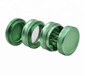 Nuevo no stick 2,2 pulgadas 4 parte aviones de aluminio herb grinder - Product Image 2