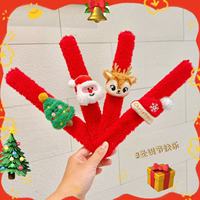 Nouveau jouet bracelet slap renne en peluche super doux transfrontalier pour enfants, idéal pour Noël