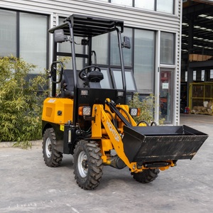 HTEL-06 Mini-tracteurs à roues motrices, <span class=keywords><strong>pelle</strong></span> rétrocaveuse électrique, chargeurs frontaux miniatures à vendre - Product Image 1