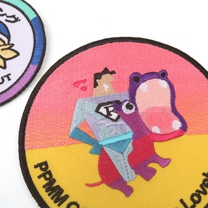Label Manufacturer Custom Cute Animal Elephant Cat Hero Character Logo Embroidery <strong>Patches</strong> for <strong>Backpacks</strong> - Product Image 3