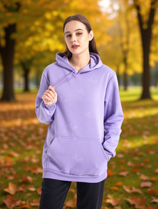 Sudadera con Capucha para Mujer CX480R-3, 100% Algodón Tejido, Color Sólido, Informal, para Otoño, con Bolsillos, Transpirable, Corte Regular - Product Image 2