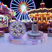 Luz LED de Punto Pixel para Parque de Atracciones, Bombilla LED para Carrusel E10 E14 AC24V AC60V, Luz Blanca Fría para Paisajismo