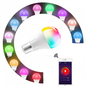 Antorcha de aluminio + Pc Rgbw Compatible E27 7W 9W 12W la luz de Led Wifi bombilla inteligente con <span class=keywords><strong>Alexa.</strong></span> - Product Image 3