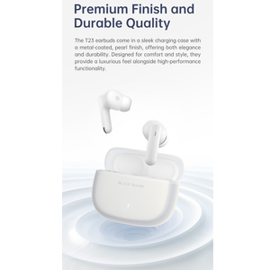 <span class=keywords><strong>Black</strong></span> <span class=keywords><strong>Shark</strong></span> T23 Écouteurs sans fil Bluetooth 5.<span class=keywords><strong>4</strong></span> TWS Écouteurs ENC Appel 40h Lecture Smart Touch Control Hi-Fi Audio Basses puissantes - Product Image 3