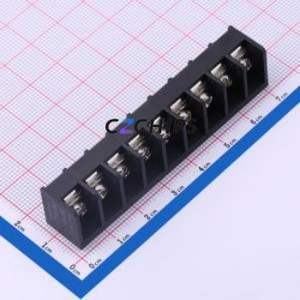 DBT50-7.62-9P-BK-P Barrier Terminal Block P=7.62mm Connector Three Sides 7.62mm 1x9P Edge Pin - Product Image 1
