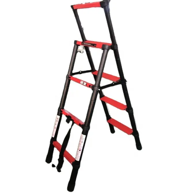 New Design Aluminum Alloy Wide 4+5 Steps Multi-purpose Telescopic Ladder