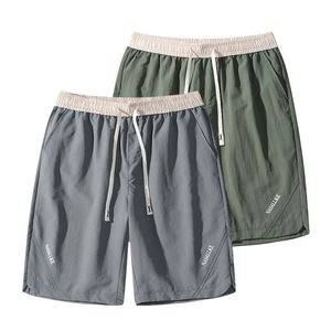 Shorts de bain pour hommes à séchage rapide, style boardshorts, sans doublure filetée, design à petits trous, pour la plage et la natation estivale - Product Image 1