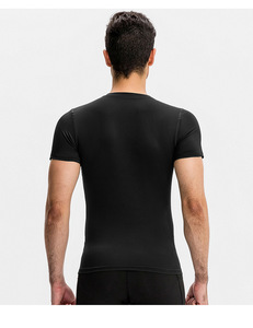 เสื้อยืดออกกำลังกายผู้ชาย แขนสั้น ผ้ารัดรูป ยืดหยุ่นสูง ซับเหงื่อ แห้งเร็ว สำหรับวิ่งและฝึกซ้อม - Product Image 3