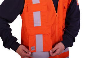 ملابس عمل احترافية على الطريق من Oem للتعدين سترة أمان مقاومة للحرائق في الغابات مع جيوب - Product Image 6