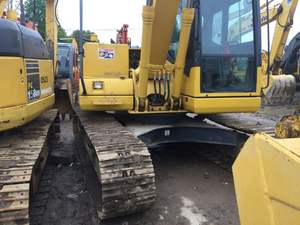 Excavatrice hydraulique sur chenilles Komatsu PC130-7 13 tonnes en vente machine de construction d'occasion avec composants de base-roulement et PLC - Product Image 3