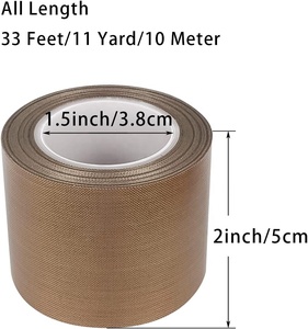 7.96 oz/270gsm 11 יארד גליל בידוד עמידות בטמפרטורה גבוהה סרט פיברגלס מצופה PTFE - Product Image 3