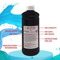 Encre UV Nazdar neuve d'origine, encre UV neutre Nazdar à succès, NEM 600 U2, encre neutre pour tête d'impression Ricoh GEN5 GEN6 Konica Toshiba