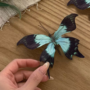 Butterfly Grosgrain <b>Ribbon</b> Hairpin Unisex Children's Cute Princess Hair Headwear Wholesale Bangs Clip Side Clip - Product Image 2