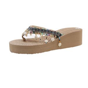 Sandalias de playa para mujer, estilo moderno, sandalias de plataforma con suela en forma humana, para verano, para exteriores. - Product Image 5