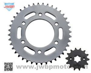 오토바이 롤러 체인 스프로킷, bajaj <span class=keywords><strong>ct100</strong></span> 체인 스프로킷용 1024 스테인리스 스틸 소재, 혼다 웨이브용 오토바이 스프로킷 - Product Image 3