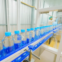 Ligne de machines de remplissage de bouteilles d'eau liquide entièrement automatique à petite échelle pour l'emballage de l'eau potable pour les usines