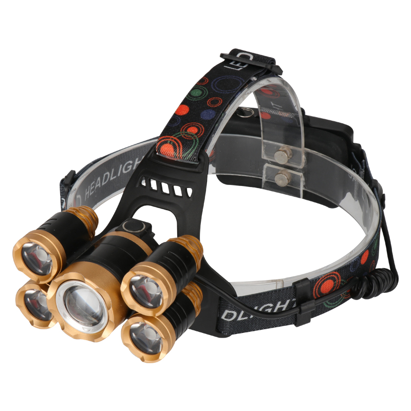 Горячая Распродажа водонепроницаемый Мощный налобный фонарь 4800 люмен светодиодный налобный фонарь Перезаряжаемый для бега кемпинга рыбалки