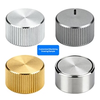 Servicio de piezas de mecanizado de torneado de metal CNC de fábrica personalizada perilla de aluminio de acero inoxidable fabricación de componentes mecánicos rotativos