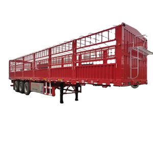 Semirremolque de 3/4 Ejes y 60 Toneladas para Transporte de Carga con Reja, Semirremolque de Almacén con Reja en Venta - Product Image 1