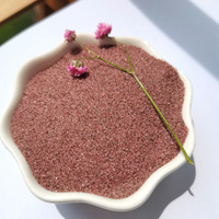 Granulats de grenat marin naturel à faible teneur en poussière 80 mesh pour finition de bords supérieure de l'acier inoxydable, du marbre et du verre par découpe jet d'eau