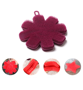 Éponge à vaisselle en silicone réutilisable et lavable pour le nettoyage de la vaisselle - Product Image 6