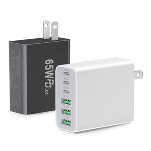 Hnt 65W pd3.0 sạc nhanh chúng tôi/EU Cắm 6 cổng sạc nhanh CE FCC chứng nhận điện thoại di động sạc Adapter - Product Image 2