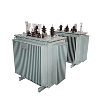 Transformateur de distribution électrique triphasé immergé dans l'huile 10KVA 100KVA 125KVA 160KVA 200KVA 250KVA 315KVA 400KVA 11/0.4KV 33KV