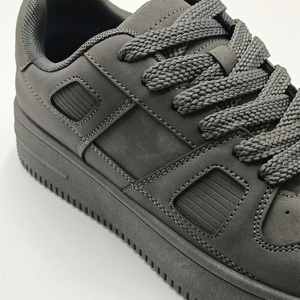 Calzado Deportivo Moderno y a la Moda con Cierre de Cordones, Parte Superior de Látex Transpirable, Suelas Planas Ligeras y Cómodas, Entresuela Informal - Product Image 3