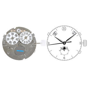 Mouvement NH35 d'origine japonaise modifié, personnalisé, avec calendrier complet, phases de lune et affichage 24H, automatique, pour fabricants de montres de marque OEM. - Product Image 1