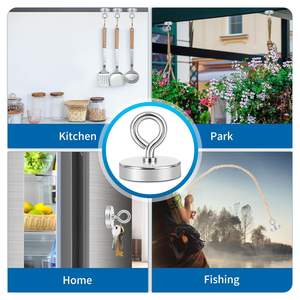 200lb למשוך מגנט אדמה נדיר neodymium דיג מגנט מגב וו מגנטי להסרת - Product Image 3