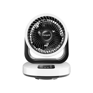 Puregrid Desktop <b>Fan</b> 3-Speed Remote Control Oscillating Office Turbo <b>Fan</b> - Product Image 1