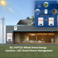 Batterie Lifepo4 Sunpok 5kWh 10kWh 48V Powerwall 10kwh 51.2V 100Ah 200Ah Batteries lithium-ion 48v