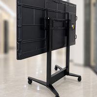 Support d'affichage mobile motorisé, chariot électrique pour téléviseur, pour écran plat interactif LCD LED, équipement d'affichage commercial