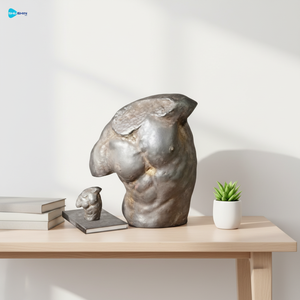 서양 야외 장식 청동 남성 흉상 조각상 누드 바디 조각 수제 다이캐스팅 광택 모델 - Product Image 5