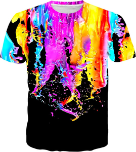 Fitspi Unisex 3D impresión camisetas Casual manga corta gráfico camisetas divertidas verano Tops camisetas hombres mujeres camisetas - Product Image 5