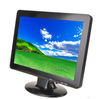 Moniteur TFT LED large écran de 12 pouces, rapport d'aspect 16:10, moniteur de bureau LCD de 12,1 pouces avec entrée 12V DC