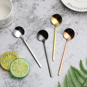 Cucchiaio da <span class=keywords><strong>Caffè</strong></span> e Tè dal Design Innovativo a Forma di Cuore in Acciaio Inossidabile per Dessert, Yogurt e Insalata - Product Image 2