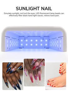Neue klappbare <span class=keywords><strong>UV</strong></span>-<span class=keywords><strong>LED</strong></span>-Nagel lampe 72 <span class=keywords><strong>LED</strong></span>-Perlen Handa uflage Multifunktion ale schnell trocknende <span class=keywords><strong>UV</strong></span>-Nagel lampe - Product Image 6