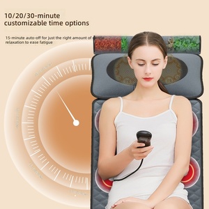 Tapis de massage corporel complet Z, très populaire, avec chaleur et fonction Shiatsu pour le dos, idéal pour la relaxation à domicile et la vente en gros - Product Image 6