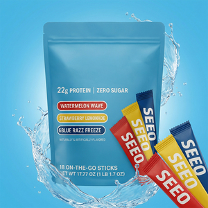OEM Pure <span class=keywords><strong>Whey</strong></span> Isolate Stick Sin Gluten, 22g de Proteína, Nutrición Portátil para Senderismo - Product Image 2