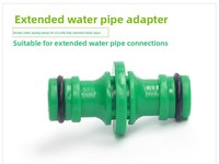 Adaptateur de tuyau en plastique 16 mm à 2 voies, raccord rapide pour tuyau d'arrosage de jardin, connecteur de réparation
